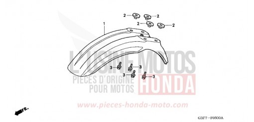 FRONT FENDER CR85RB6 de 2006